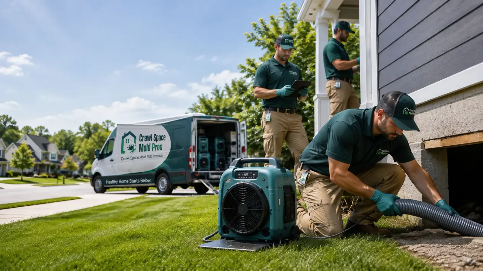 Crawl Space Mold Removal in Auburn, MA